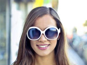 girl with cool shades smiling
